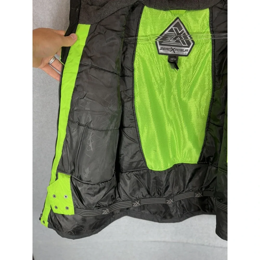 ZeroXposur Jacket Boys 14/16‎ Hooded Winter Coat Weather Resistant Camo